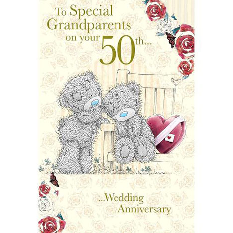 Grandparents 50th Anniversary Me to You Bear Card £3.59